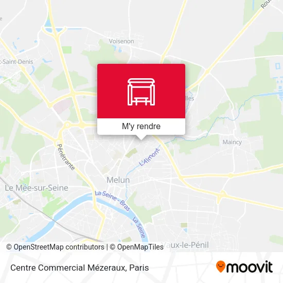 Centre Commercial Mézeraux plan