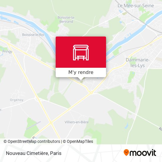 Nouveau Cimetière plan