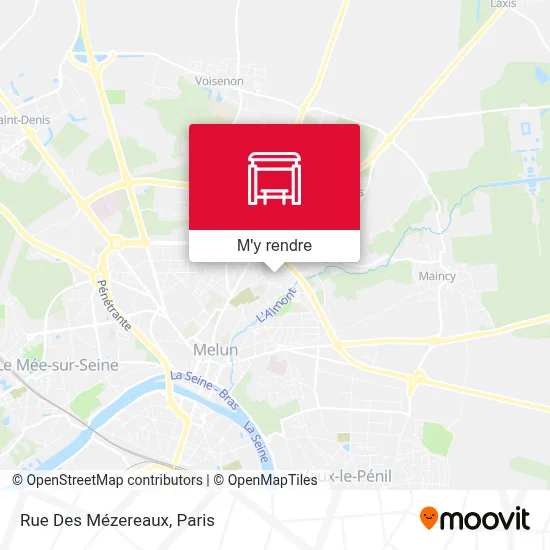 Rue Des Mézereaux plan