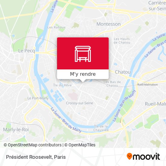 Président Roosevelt plan