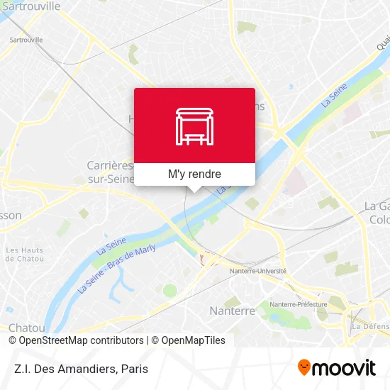 Z.I. Des Amandiers plan