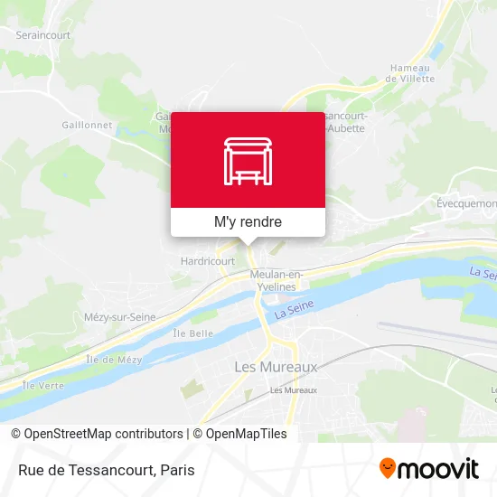 Rue de Tessancourt plan