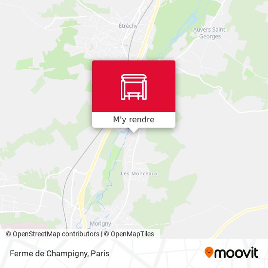 Ferme de Champigny plan