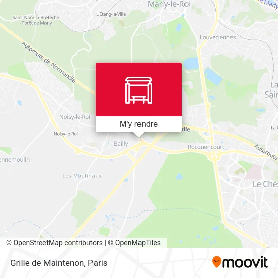 Grille de Maintenon plan