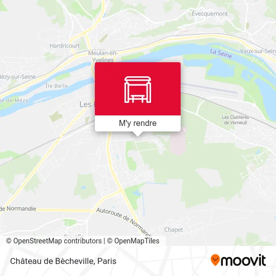 Château de Bècheville plan