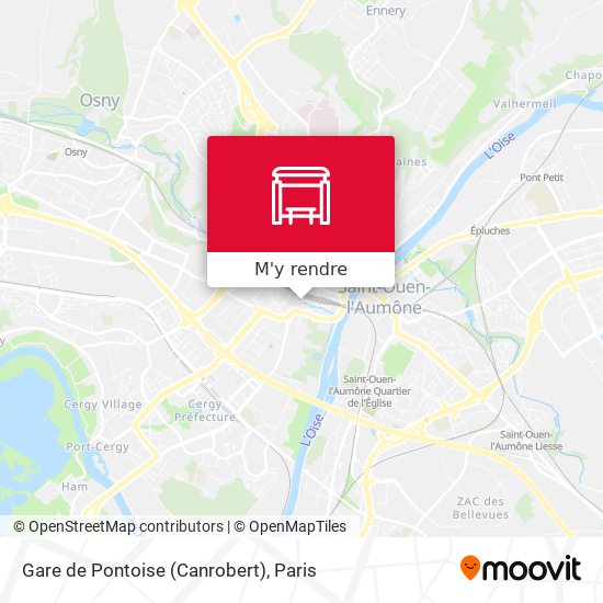 Gare de Pontoise (Canrobert) plan