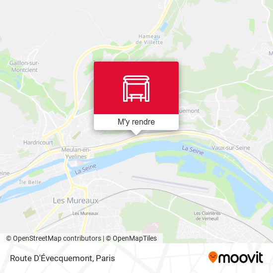 Route D'Évecquemont plan
