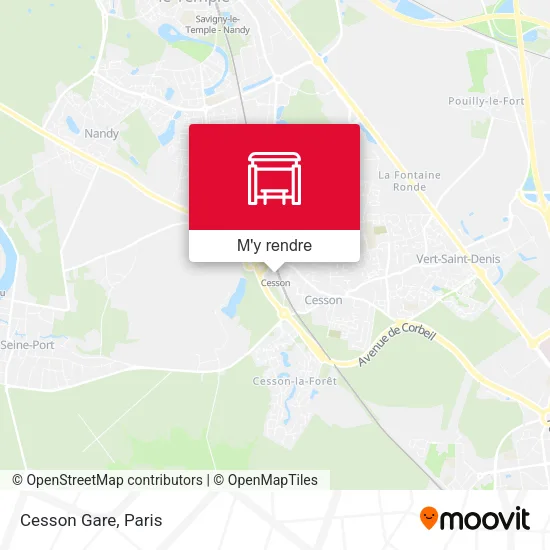Cesson Gare plan