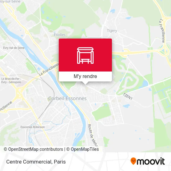 Centre Commercial plan