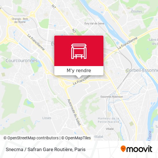 Snecma / Safran Gare Routière plan