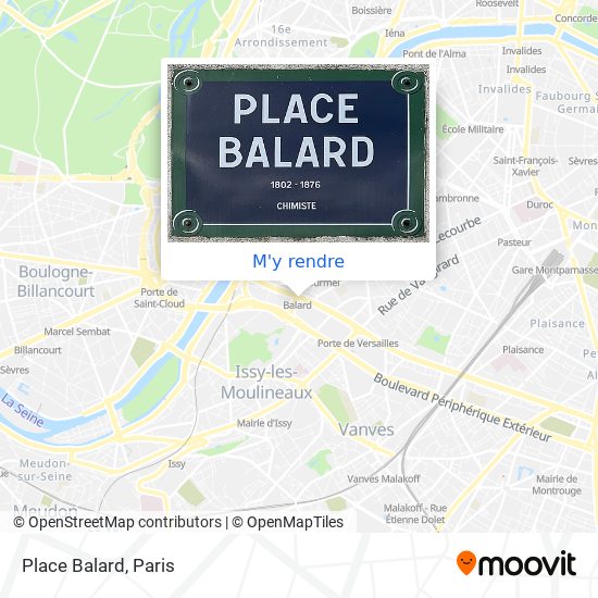 Place Balard plan