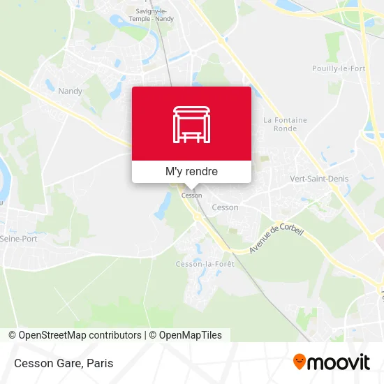 Cesson Gare plan