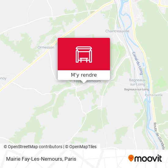 Mairie Fay-Les-Nemours plan