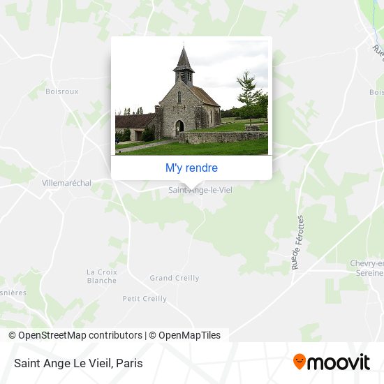 Saint Ange Le Vieil plan