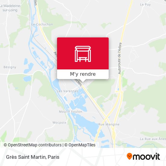 Grès Saint Martin plan
