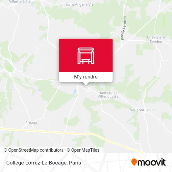 Collège Lorrez-Le-Bocage plan