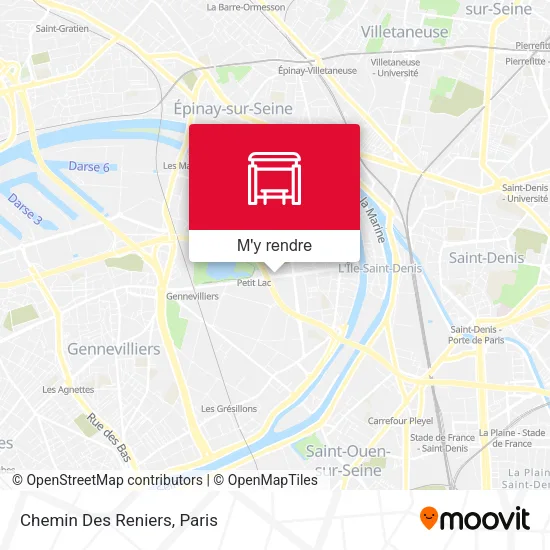 Chemin Des Reniers plan