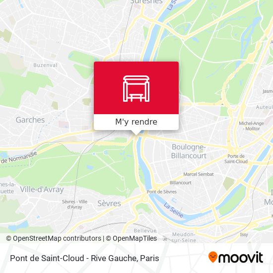 Pont de Saint-Cloud - Rive Gauche plan
