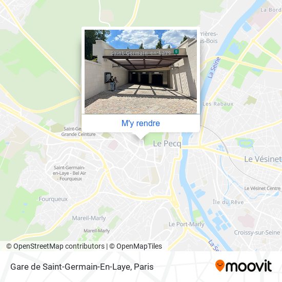 Gare de Saint-Germain-En-Laye plan