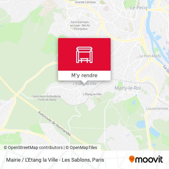 Mairie / L'Etang la Ville - Les Sablons plan