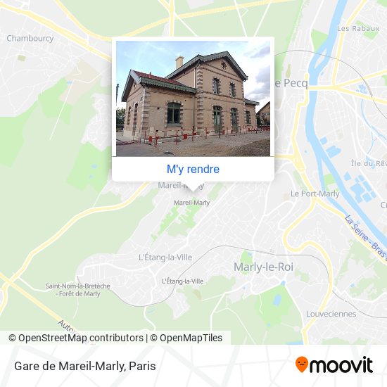 Gare de Mareil-Marly plan