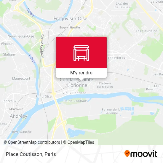 Place Coutisson plan