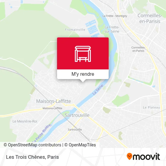 Les Trois Chênes plan