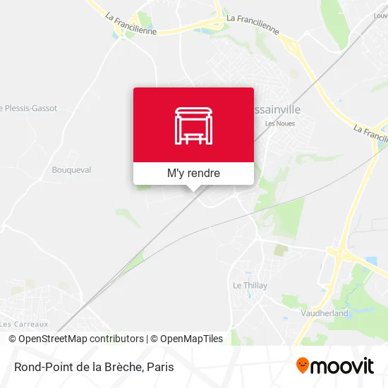 Rond-Point de la Brèche plan
