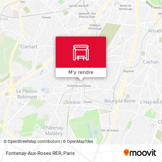Fontenay-Aux-Roses RER plan