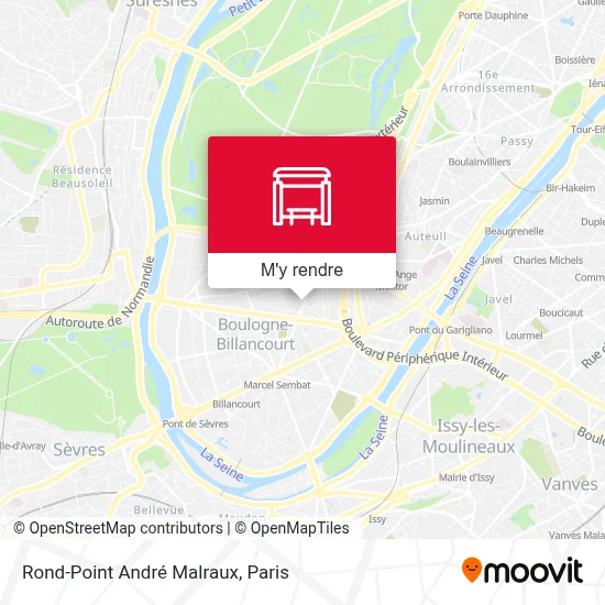 Rond-Point André Malraux plan