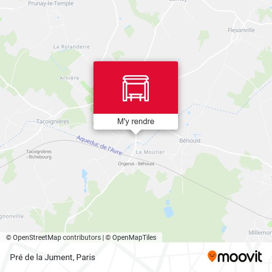 Pré de la Jument plan