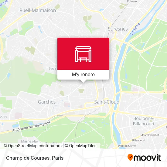 Champ de Courses plan
