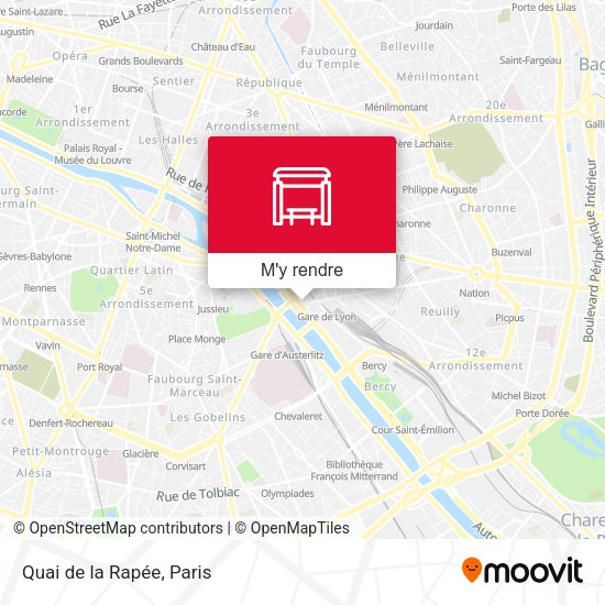 Quai de la Rapée plan