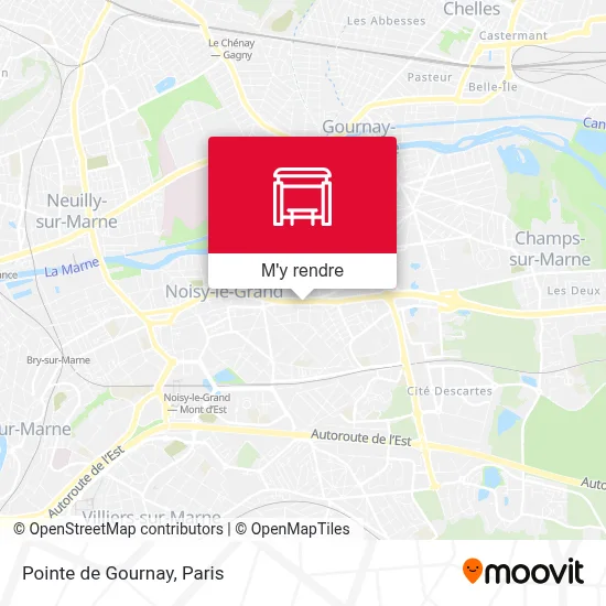 Pointe de Gournay plan