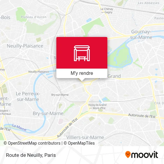 Route de Neuilly plan