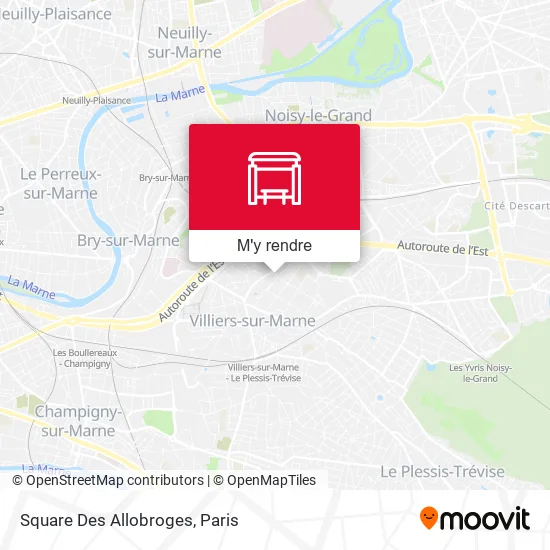Square Des Allobroges plan