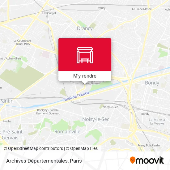 Archives Départementales plan
