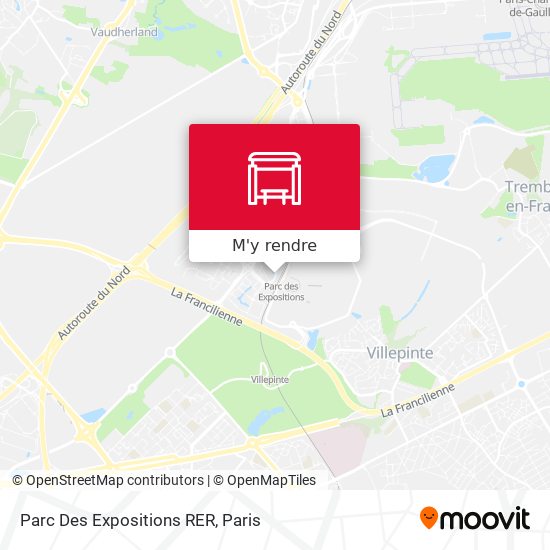 Parc Des Expositions RER plan