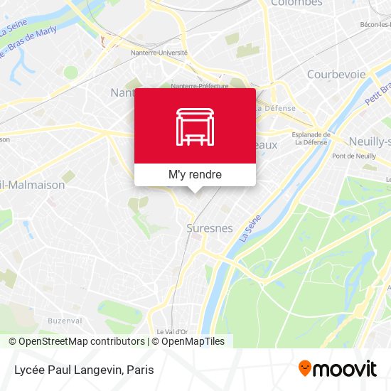 Lycée Paul Langevin plan