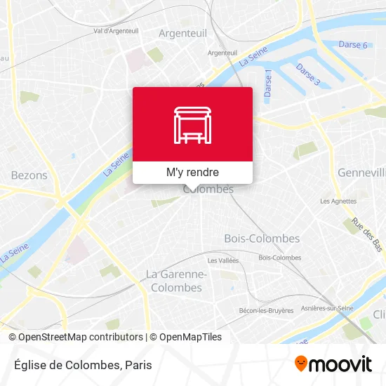 Église de Colombes plan