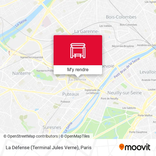 La Défense (Terminal Jules Verne) plan