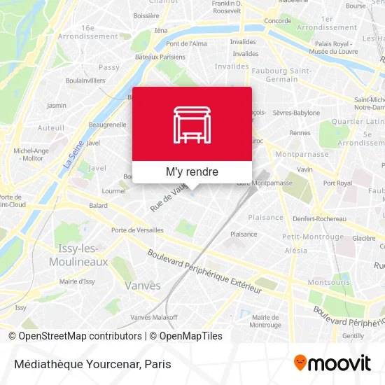 Médiathèque Yourcenar plan