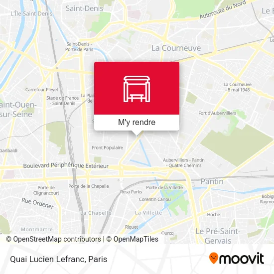 Quai Lucien Lefranc plan