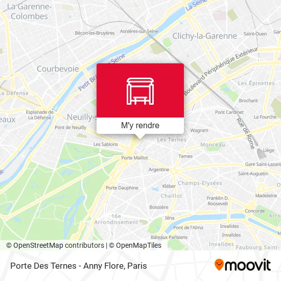 Porte Des Ternes - Anny Flore plan
