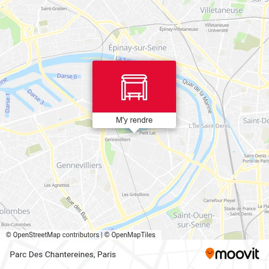 Parc Des Chantereines plan