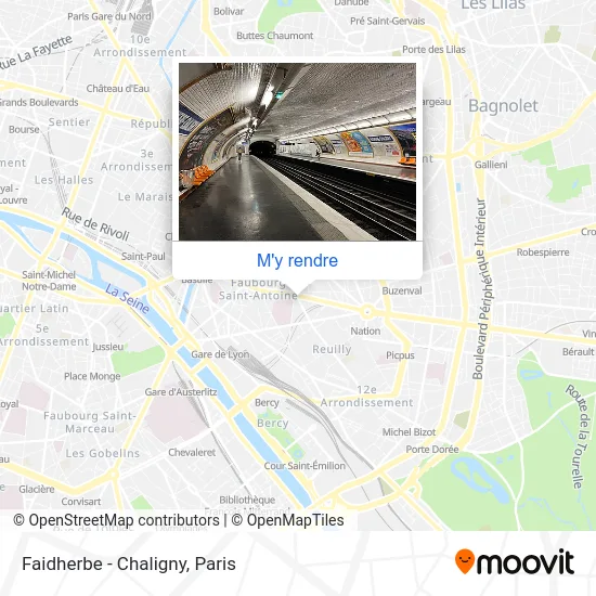 Faidherbe - Chaligny plan