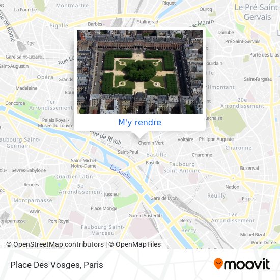 Place Des Vosges plan