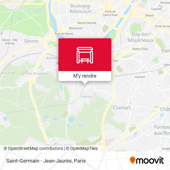 Saint-Germain - Jean-Jaurès plan