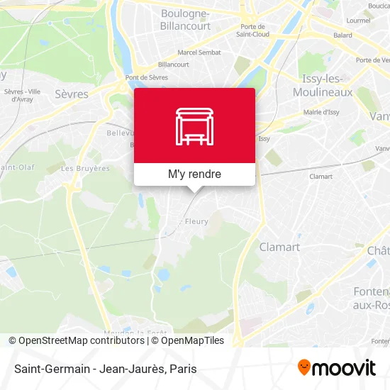 Saint-Germain - Jean-Jaurès plan