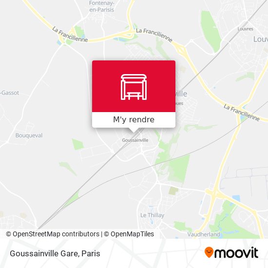 Goussainville Gare plan